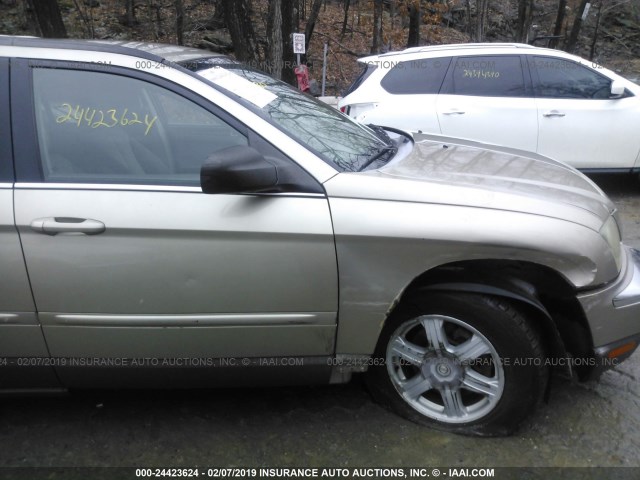 2C4GM68474R617002 - 2004 CHRYSLER PACIFICA TAN photo 6