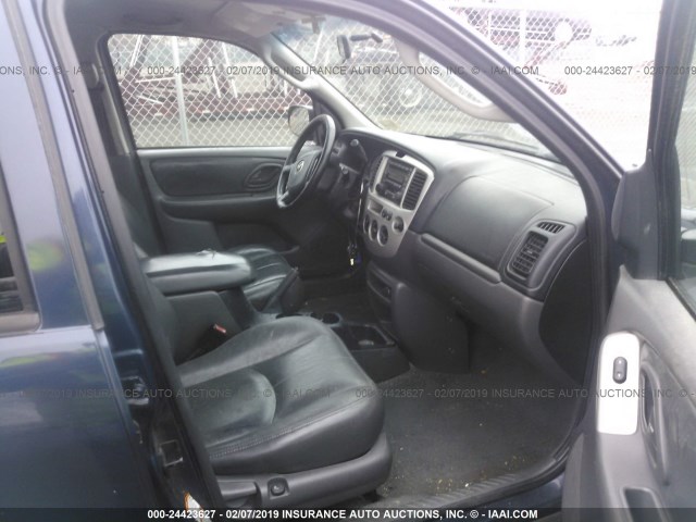 4F2CZ96113KM01119 - 2003 MAZDA TRIBUTE ES 蓝色 照片 5