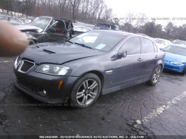 6G2ER57778L123310 - 2008 PONTIAC G8 GRAY photo 2