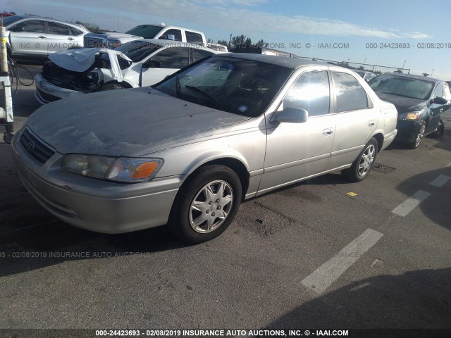 4T1BG22K91U016931 - 2001 TOYOTA CAMRY CE/LE/XLE TAN photo 2