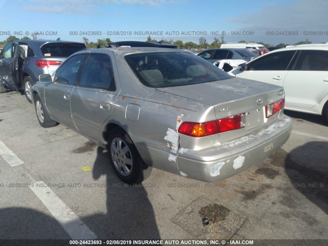 4T1BG22K91U016931 - 2001 TOYOTA CAMRY CE/LE/XLE TAN photo 3