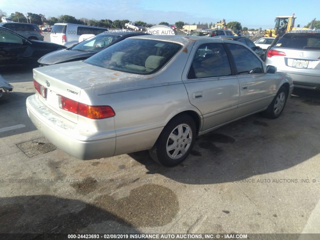 4T1BG22K91U016931 - 2001 TOYOTA CAMRY CE/LE/XLE TAN photo 4