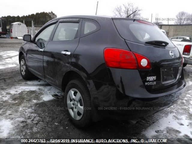 JN8AS5MV9AW603291 - 2010 NISSAN ROGUE S/SL/KROM BLACK photo 3