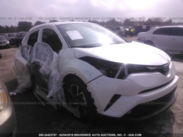 JTNKHMBX8K1027247 - 2019 TOYOTA C-HR XLE/LE/LIMITED WHITE photo 1