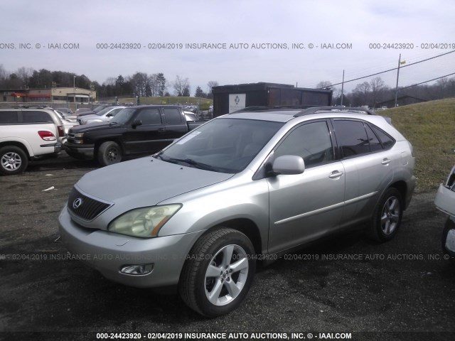 JTJHA31U440029488 - 2004 LEXUS RX SILVER photo 2