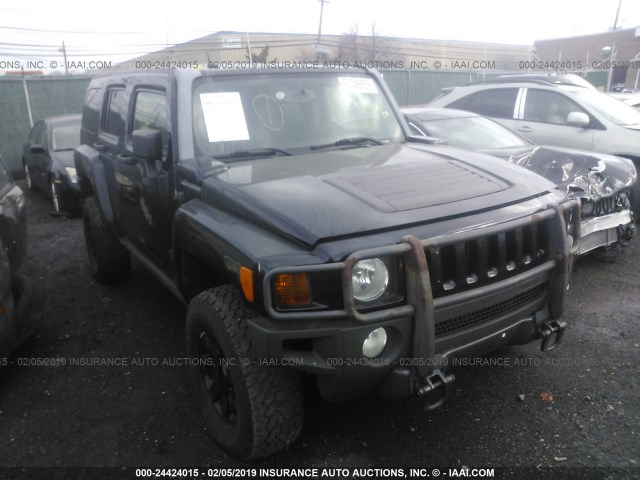 5GTDN13E678246653 - 2007 HUMMER H3 BLACK photo 1