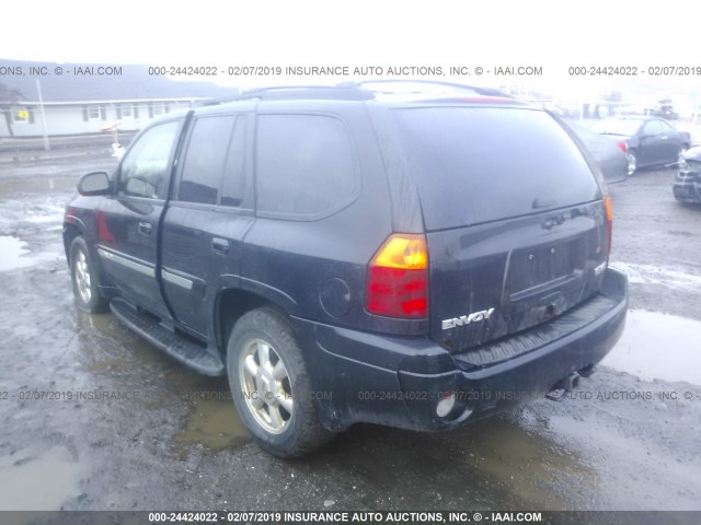 1GKDT13S742123580 - 2004 GMC ENVOY BLACK photo 3