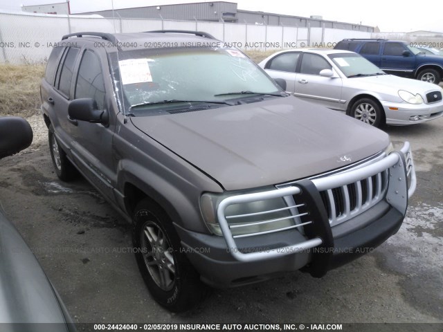 1J4GW48S02C253356 - 2002 JEEP GRAND CHEROKEE LAREDO BROWN photo 1