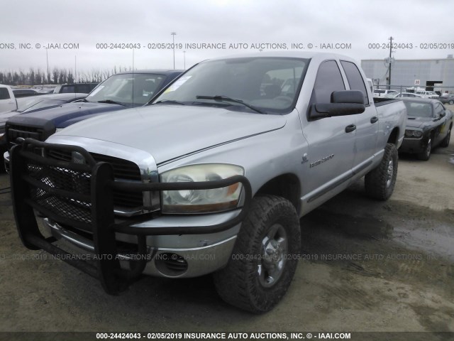 1D7KS28C27J168486 - 2007 DODGE RAM 2500 ST/SLT SILVER photo 2