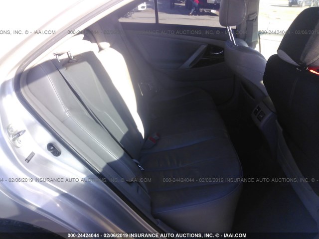 4T1BK46K89U078482 - 2009 TOYOTA CAMRY SE/LE/XLE 银色 照片 8