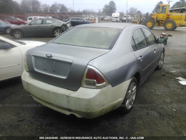 3FAHP06Z27R110682 - 2007 FORD FUSION S GRAY photo 4