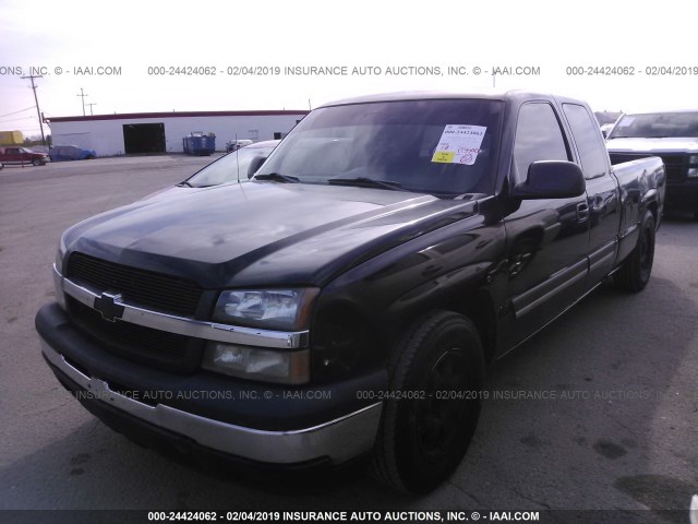 1GCEC19T53Z213641 - 2003 CHEVROLET SILVERADO C1500 BLACK photo 2