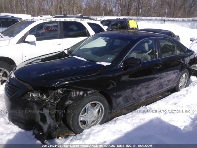 4T1BK46K87U525762 - 2007 TOYOTA CAMRY NEW GENERAT LE/XLE/SE BLACK photo 2