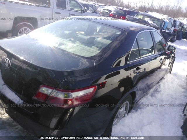 4T1BK46K87U525762 - 2007 TOYOTA CAMRY NEW GENERAT LE/XLE/SE BLACK photo 4