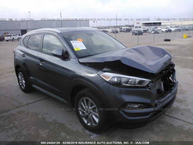 KM8J33A45JU663455 - 2018 HYUNDAI TUCSON LIMITED/SPORT AND ECO/SE GRAY photo 3