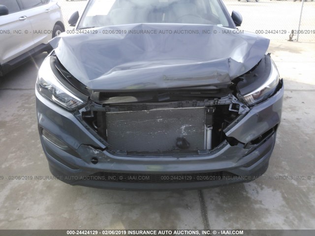 KM8J33A45JU663455 - 2018 HYUNDAI TUCSON LIMITED/SPORT AND ECO/SE GRAY photo 6