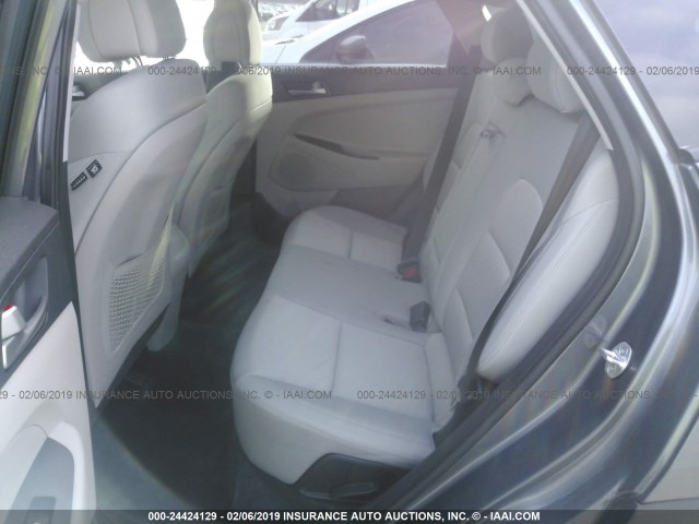 KM8J33A45JU663455 - 2018 HYUNDAI TUCSON LIMITED/SPORT AND ECO/SE GRAY photo 8
