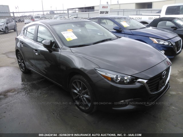 3MZBN1L35JM195756 - 2018 MAZDA 3 TOURING GRAY photo 1