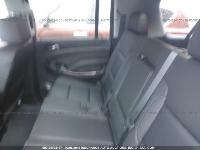 1GNSKHKCXKR144640 - 2019 CHEVROLET SUBURBAN K1500 LT GRAY photo 8