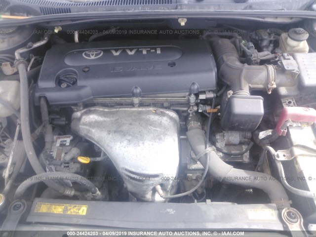 JTKDE177960115449 - 2006 TOYOTA SCION TC ნაცრისფერი ფოტო 10