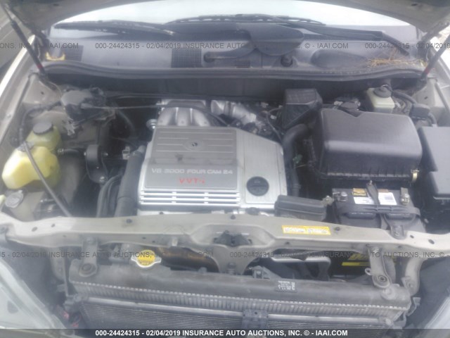 JT6GF10U4Y0048173 - 2000 LEXUS RX 300 CREAM photo 10