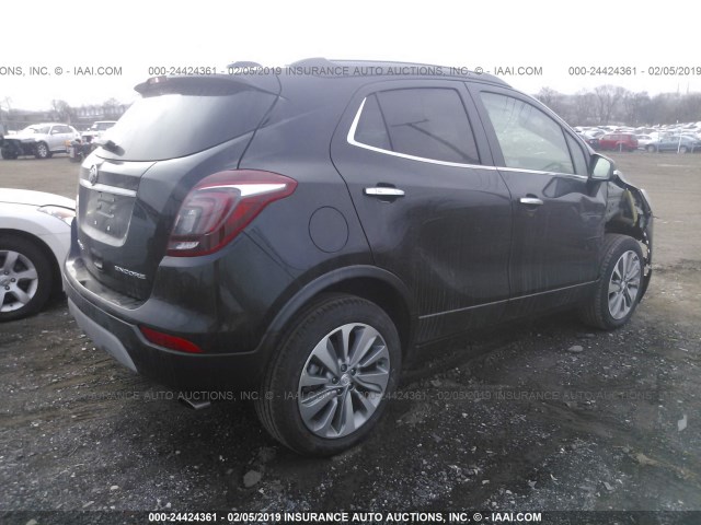 KL4CJASBXJB611135 - 2018 BUICK ENCORE PREFERRED BLACK photo 4