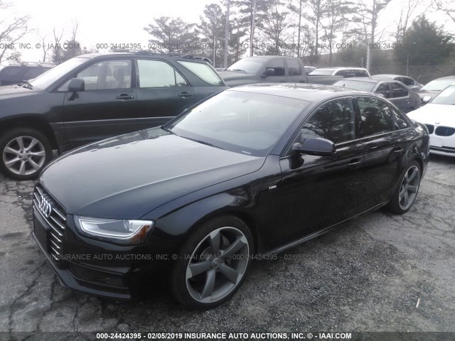 WAUEFAFL0FN007776 - 2015 AUDI A4 BLACK photo 2