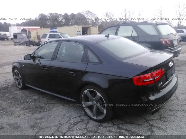 WAUEFAFL0FN007776 - 2015 AUDI A4 BLACK photo 3