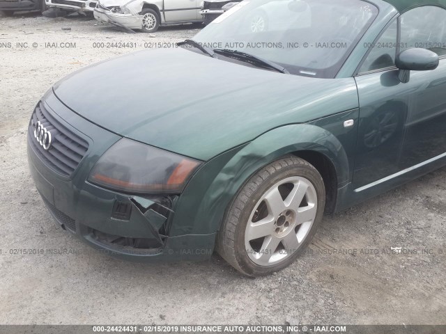 TRUUT28N921020352 - 2002 AUDI TT QUATTRO GREEN photo 6