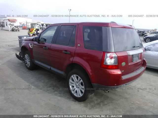 SALFS24N48H036625 - 2008 LAND ROVER LR2 SE TECHNOLOGY RED photo 3