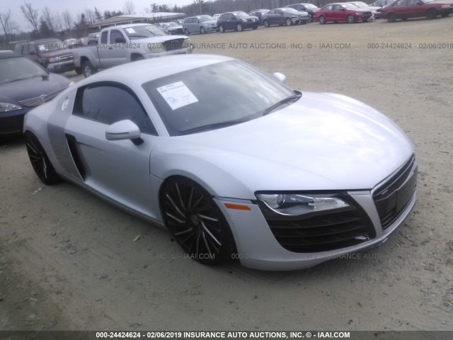 WUAAU34289N001468 - 2009 AUDI R8 4.2 QUATTRO SILVER photo 1