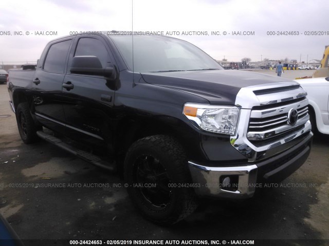 5TFEW5F12HX224228 - 2017 TOYOTA TUNDRA CREWMAX SR5 BLACK photo 1