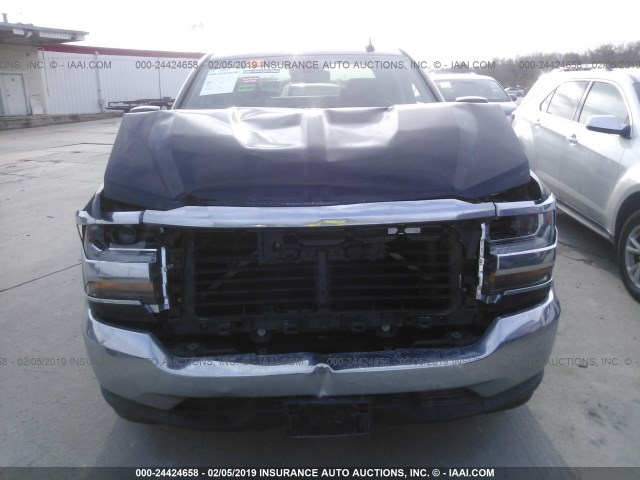 2GCRCPEC0K1118471 - 2019 CHEVROLET SILVERADO LD C1500 LT BLACK photo 6