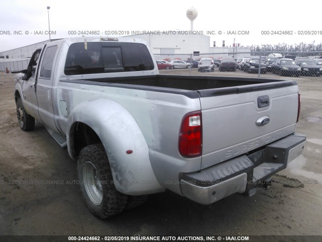 1FT8W3DT6FEC22996 - 2015 FORD F350 SUPER DUTY SILVER photo 3