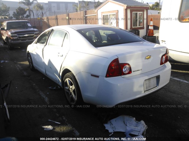1G1ZC5EB1AF178030 - 2010 CHEVROLET MALIBU 1LT WHITE photo 3