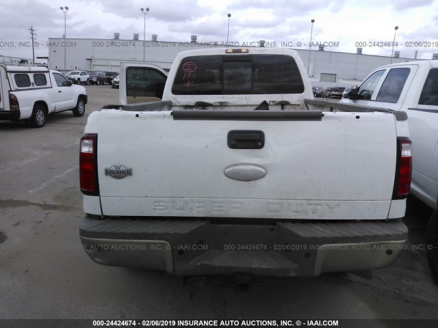 1FT8W3BT1CEC85423 - 2012 FORD F350 SUPER DUTY WHITE photo 8