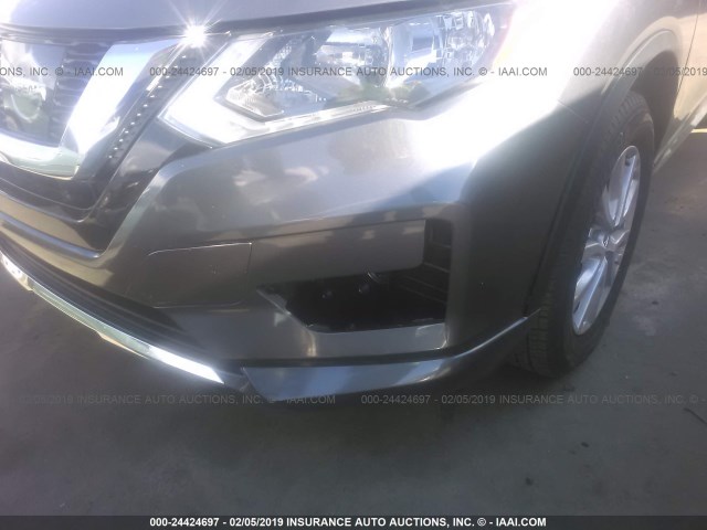 JN8AT2MT0HW153146 - 2017 NISSAN ROGUE S/SL/SV GRAY photo 6