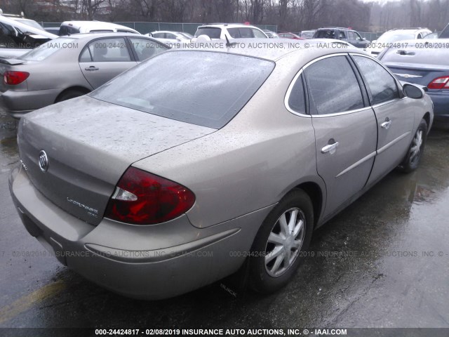 2G4WC582061227959 - 2006 BUICK LACROSSE CX GOLD photo 4