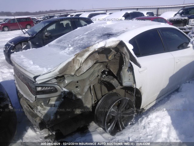 2C3CDXCT8GH354875 - 2016 DODGE CHARGER R/T WHITE photo 6