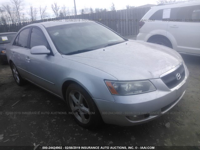 5NPEU46F27H187686 - 2007 HYUNDAI SONATA SE/LIMITED SILVER photo 1