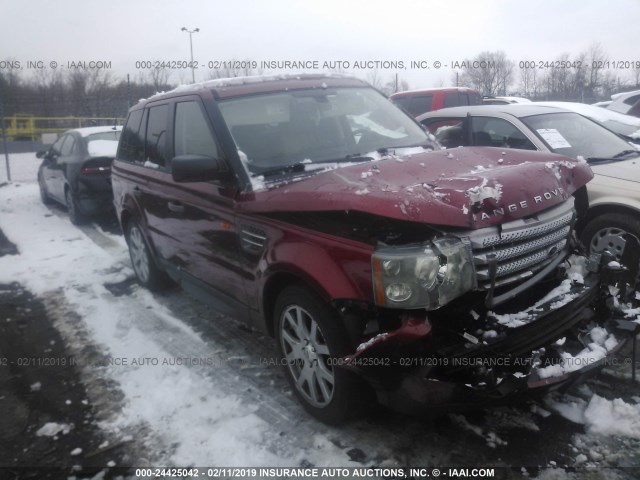 SALSH23427A118091 - 2007 LAND ROVER RANGE ROVER SPORT SUPERCHARGED RED photo 1