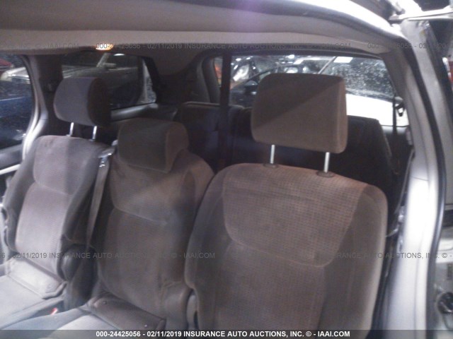 5TDZK23CX8S153884 - 2008 TOYOTA SIENNA CE/LE Pewter photo 8