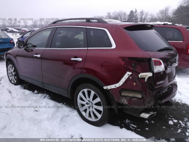 JM3TB38A780127904 - 2008 MAZDA CX-9 RED photo 3