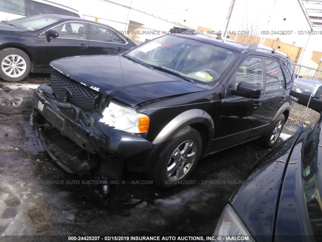 1FMDK05146GA01547 - 2006 FORD FREESTYLE SEL BLACK photo 2