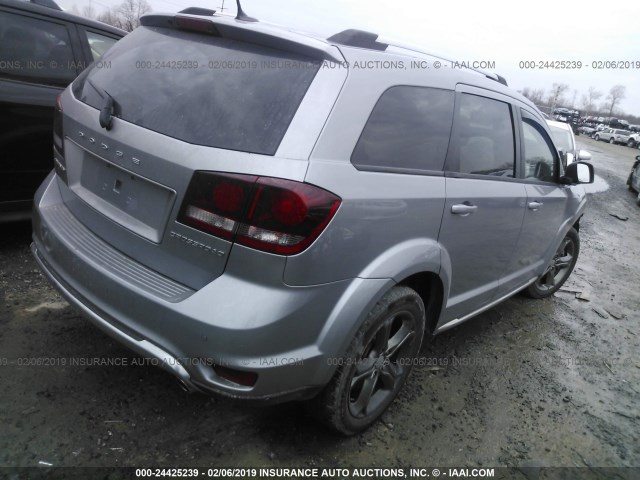 3C4PDCGG4GT178823 - 2016 DODGE JOURNEY CROSSROAD SILVER photo 4