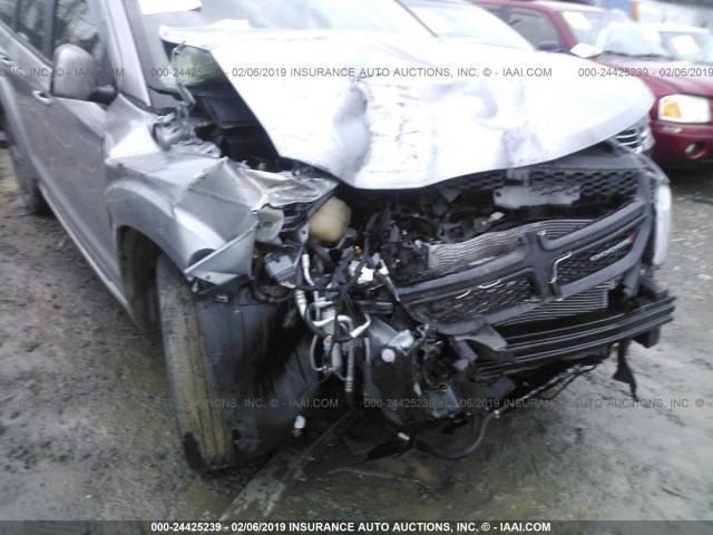 3C4PDCGG4GT178823 - 2016 DODGE JOURNEY CROSSROAD SILVER photo 6