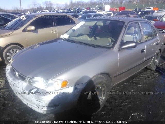 2T1BR12E2XC239885 - 1999 TOYOTA COROLLA VE/CE/LE BEIGE photo 2