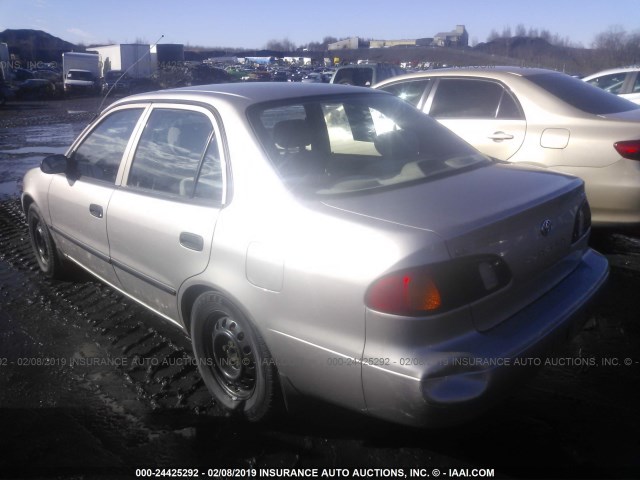 2T1BR12E2XC239885 - 1999 TOYOTA COROLLA VE/CE/LE BEIGE photo 3
