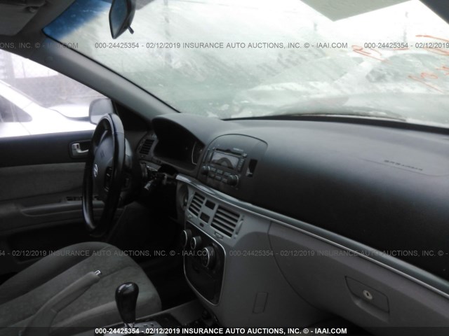 KMHEU46C56A074418 - 2006 HYUNDAI SONATA GLS/LX BLACK photo 5