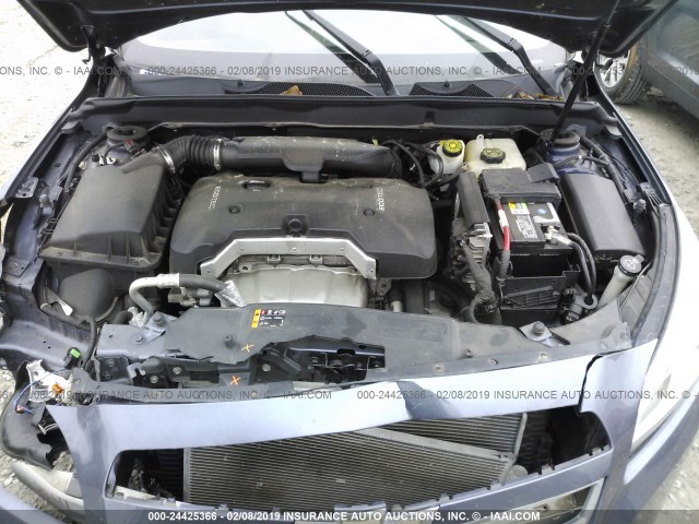 1G11B5SA5DF350625 - 2013 CHEVROLET MALIBU LS BLUE photo 10